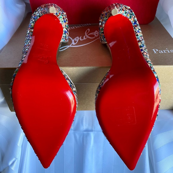 Christian Louboutin Iriza 100 Tri Vitraux/Spec - Picture 6 of 8